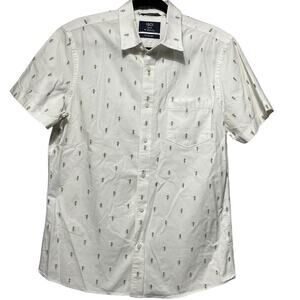 Men’s 1901 Fairview Wash Trim Fit Button Up Shirt With Hula Girls Print / S-M